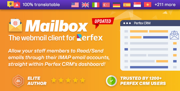 Mailbox - Webmail Client & Email Automation Module for Perfex CRM