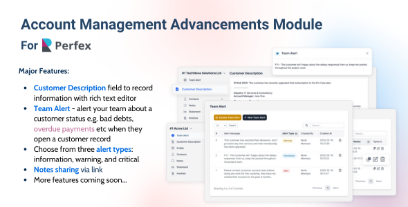 Account Management Advancements 1.1.1