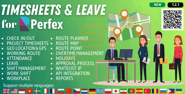 Timesheets and Leave Management module for Perfex