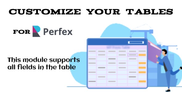 Adjustable Table List Headings For PerfexCRM 