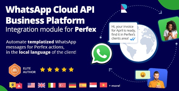 WhatsApp Official Cloud API Chat & Marketing Automation module for Perfex CRM