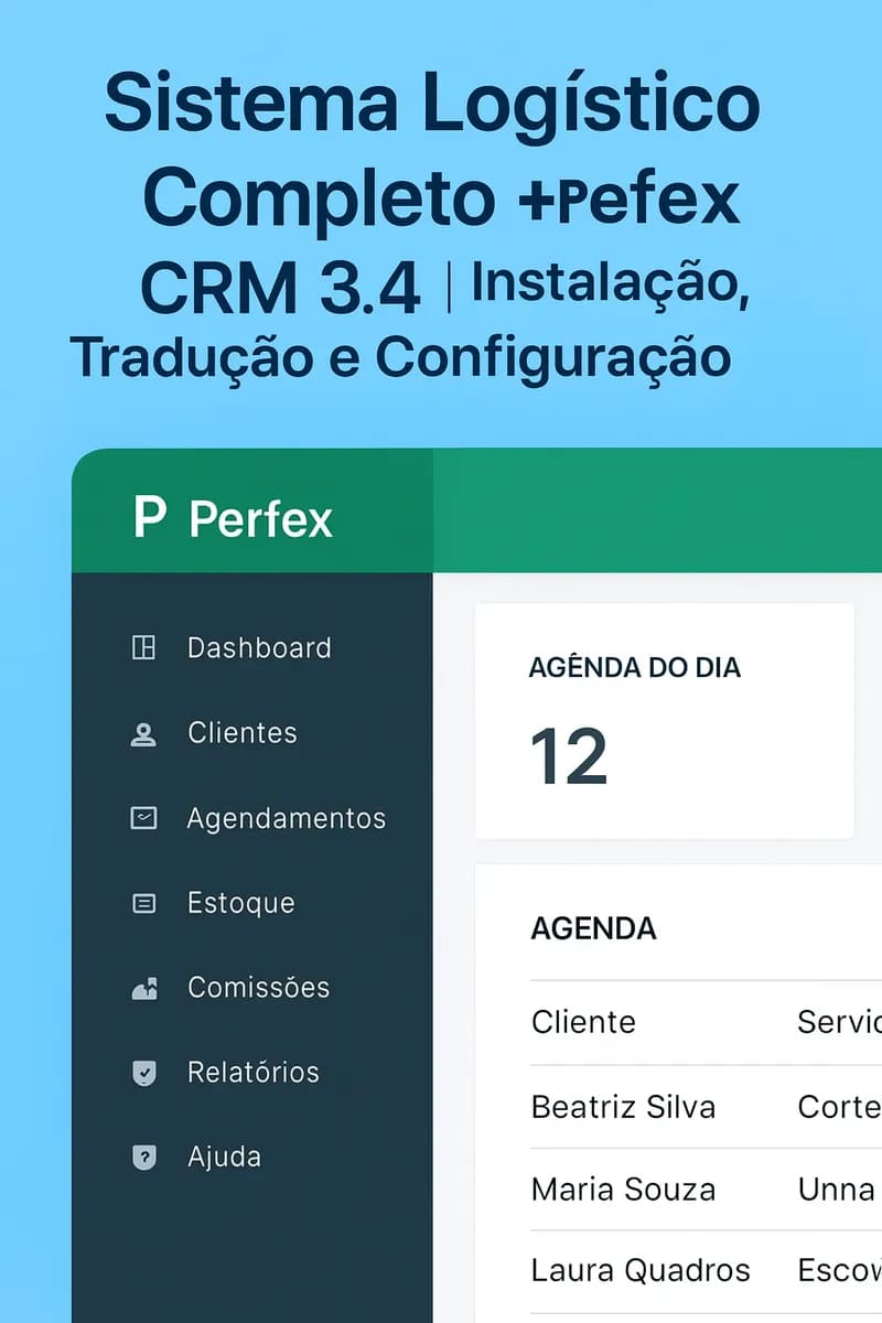 Sistema Logístico Completo + Perfex Crm 3.4.0 | Instalação