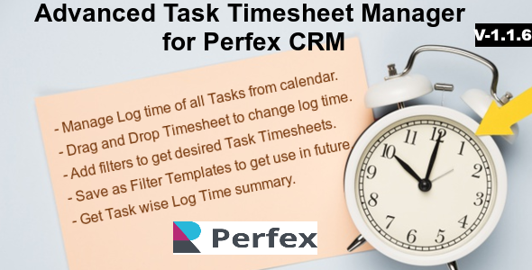 Advanced Task Timesheet Manager 1.1.5