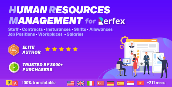 Human Resources Management (HRM) & Workforce Automation module for Perfex CRM